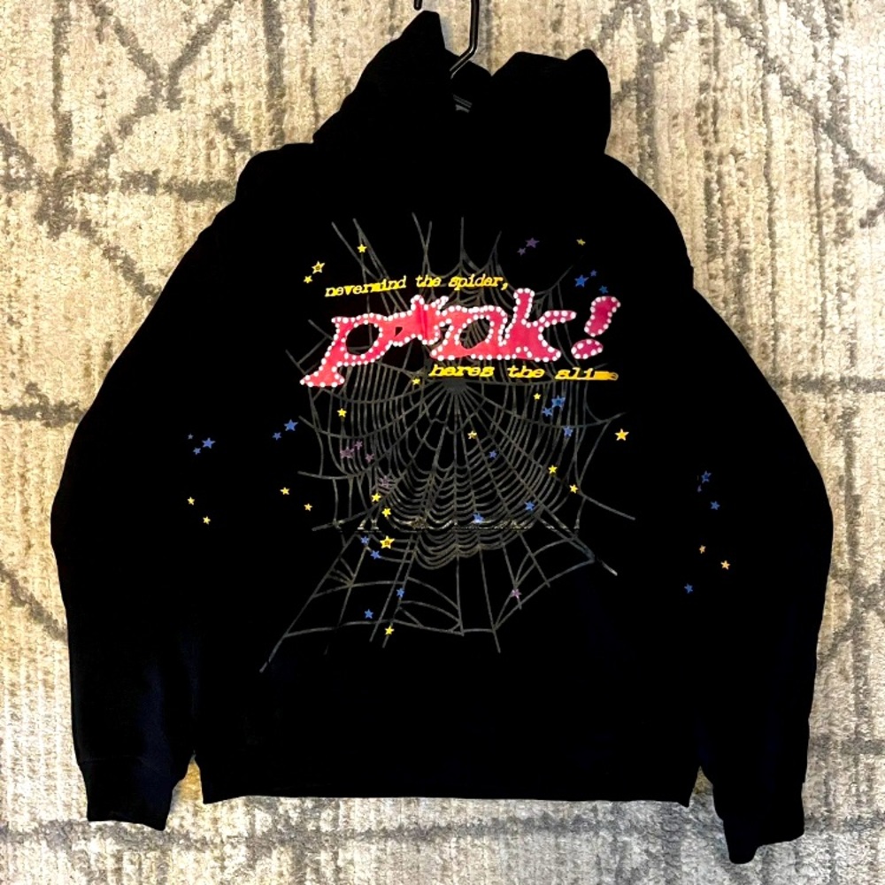 Spider Worldwide × Young Thug Sp5der hoodie black large